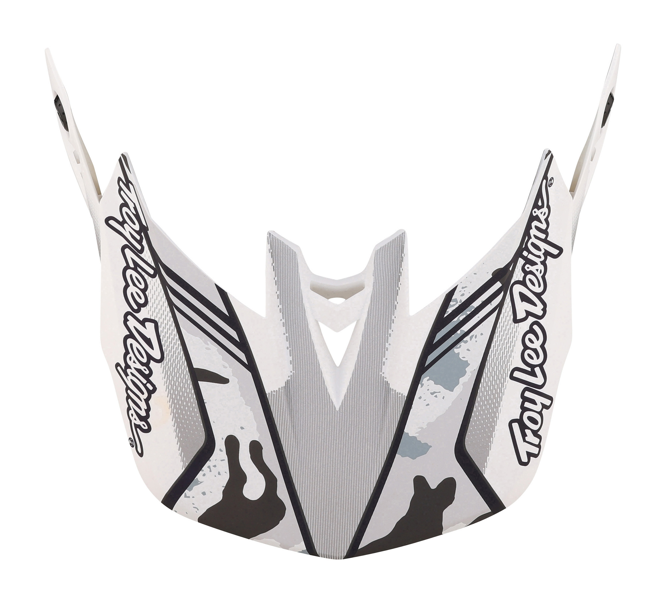 TROY LEE DESIGNS D4 HELMET VISOR, MATRIX CAMO, WHITE, ONE SIZE
