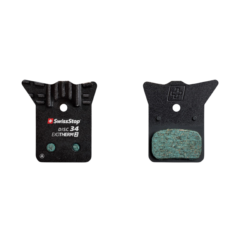 PLAQUETTE DE FREIN ROUTE SHIMANO DURA-ACE R9170, ULTEGRA R8070, TIAGRA R4770, RS805, RS505, RS405, RS305 (SWISSSTOP EXOTHERM AVEC AILETTES REFROIDISSEMENT - DISC 34) (PAIRE SUR CARTE) - COMPATIBLE VAE PLAQUETTE DE FREIN ROUTE SHIMANO DURA-ACE R9170, ULTEGRA R8070, TIAGRA R4770, RS805, RS505, RS405, RS305 (SWISSSTOP EXOTHERM AVEC AILETTES REFROIDISSEMENT - DISC 34) (PAIRE SUR CARTE) - COMPATIBLE VAE