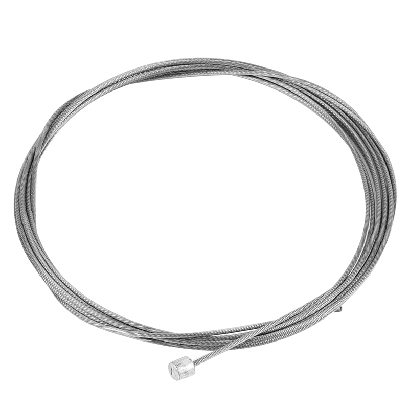 CABLE DE DERAILLEUR NEWTON INOX POUR SHIMANO ET ADAPTABLE 1,1MM 2,10M (VENDU A L'UNITE SUR CARTE)