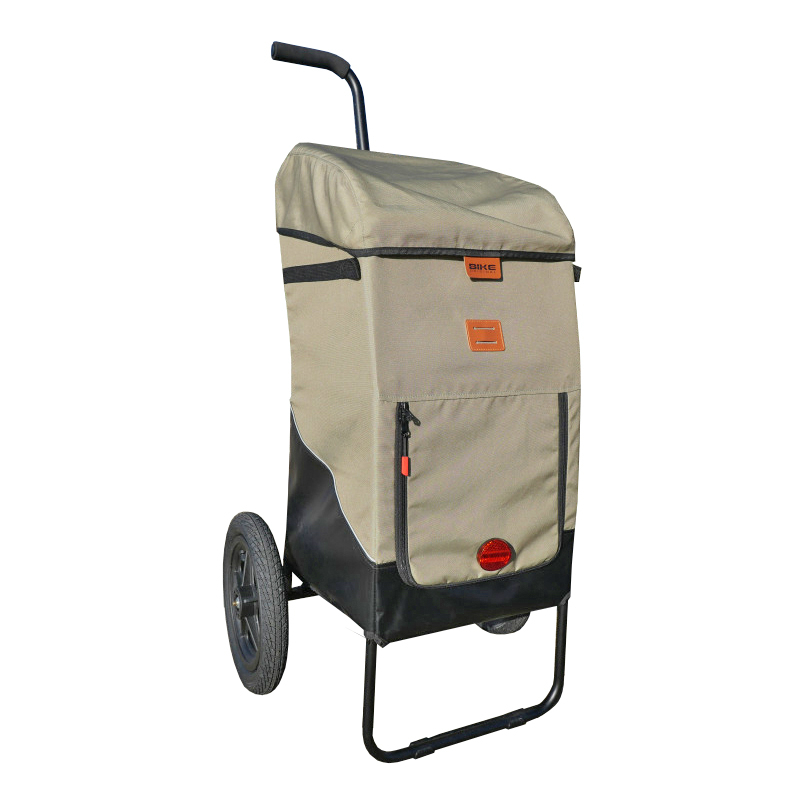 REMORQUE VELO SHOPPING TRAILER NEO CHASSIS ALU ROUES 12" AVEC FIXATION TIGE DE SELLE , ADAPTATEUR PORTE BAGAGE ET MODE PIETON POIDS MAXI 25KGS VOLUME 65L KAKI (100% WATERPROOF) - PREMIUM REMORQUE VELO SHOPPING TRAILER NEO CHASSIS ALU ROUES 12" AVEC FIXATION TIGE DE SELLE , ADAPTATEUR PORTE BAGAGE ET MODE PIETON POIDS MAXI 25KGS VOLUME 65L KAKI (100% WATERPROOF) - PREMIUM