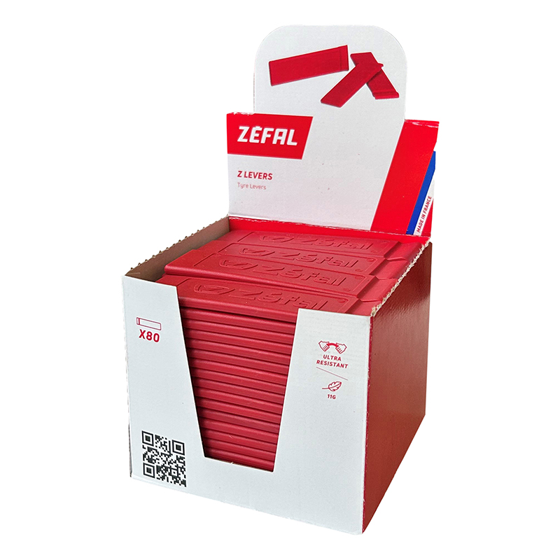 DEMONTE PNEU VELO ZEFAL ZLEVERS INCASSABLE ROUGE (BOITE CARTON DE 80) DEMONTE PNEU VELO ZEFAL ZLEVERS INCASSABLE ROUGE (BOITE CARTON DE 80)
