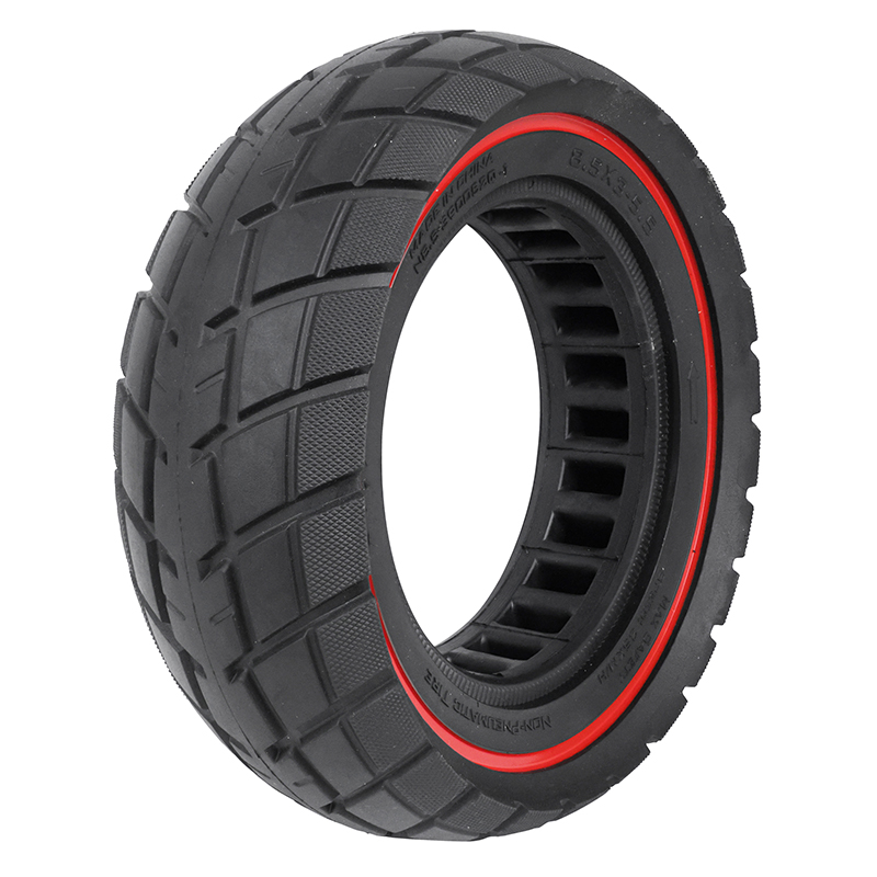 PNEU TROTTINETTE PLEIN 8.5 X 3.00 NOIR LISERET ROUGE ULTRALEGER - LARGEUR INTERIEUR 40 MM PNEU TROTTINETTE PLEIN 8.5 X 3.00 NOIR LISERET ROUGE ULTRALEGER - LARGEUR INTERIEUR 40 MM
