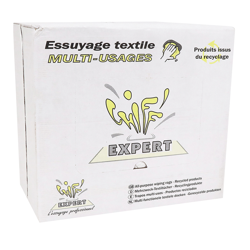 CHIFFONS ATELIER EXTRA FINS BLANC (CARTON DE 10KG)  -SELECTION P2R-