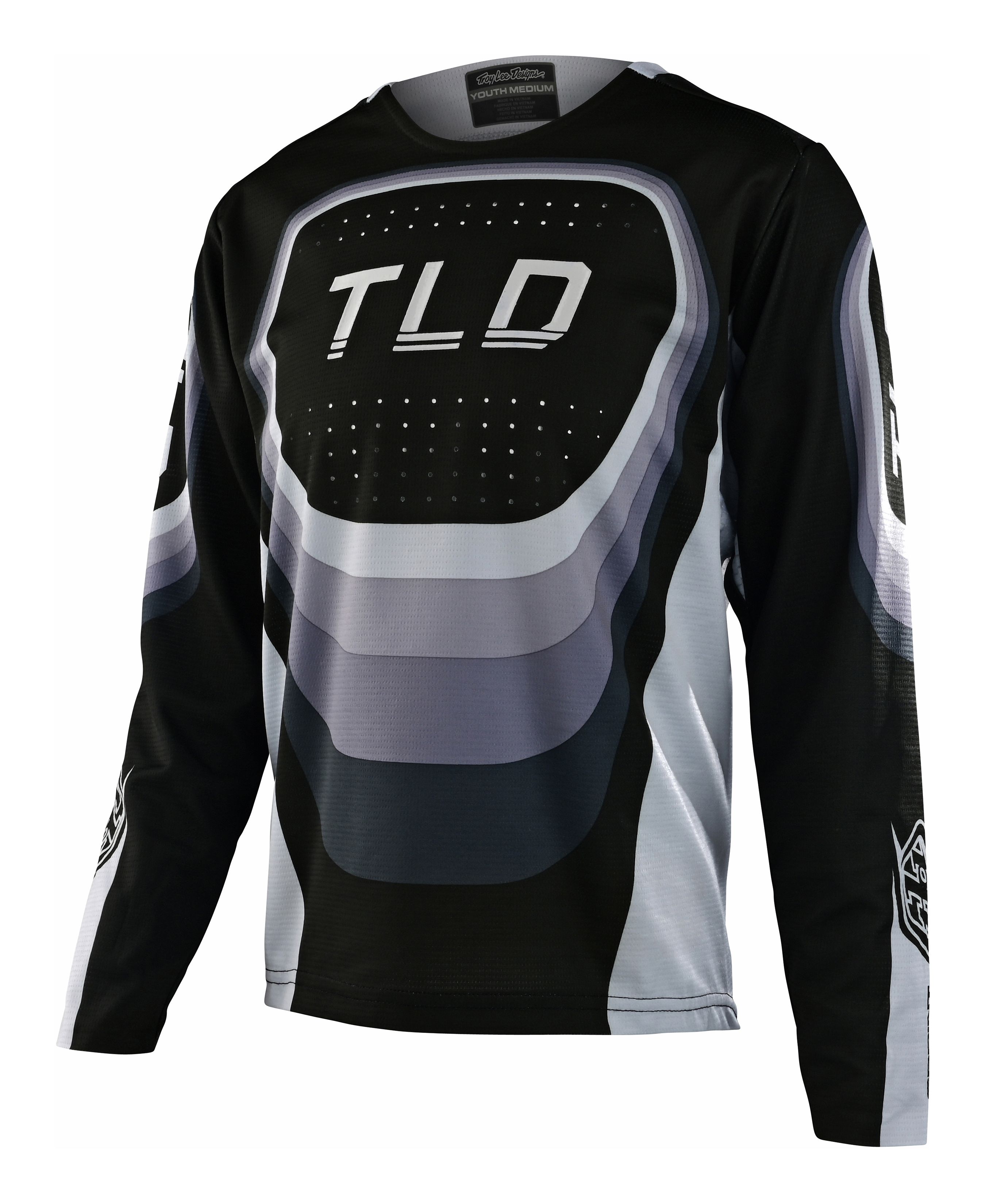 TROY LEE DESIGNS SPRINT JERSEY, REVERB, BLACK, YOUTH, S