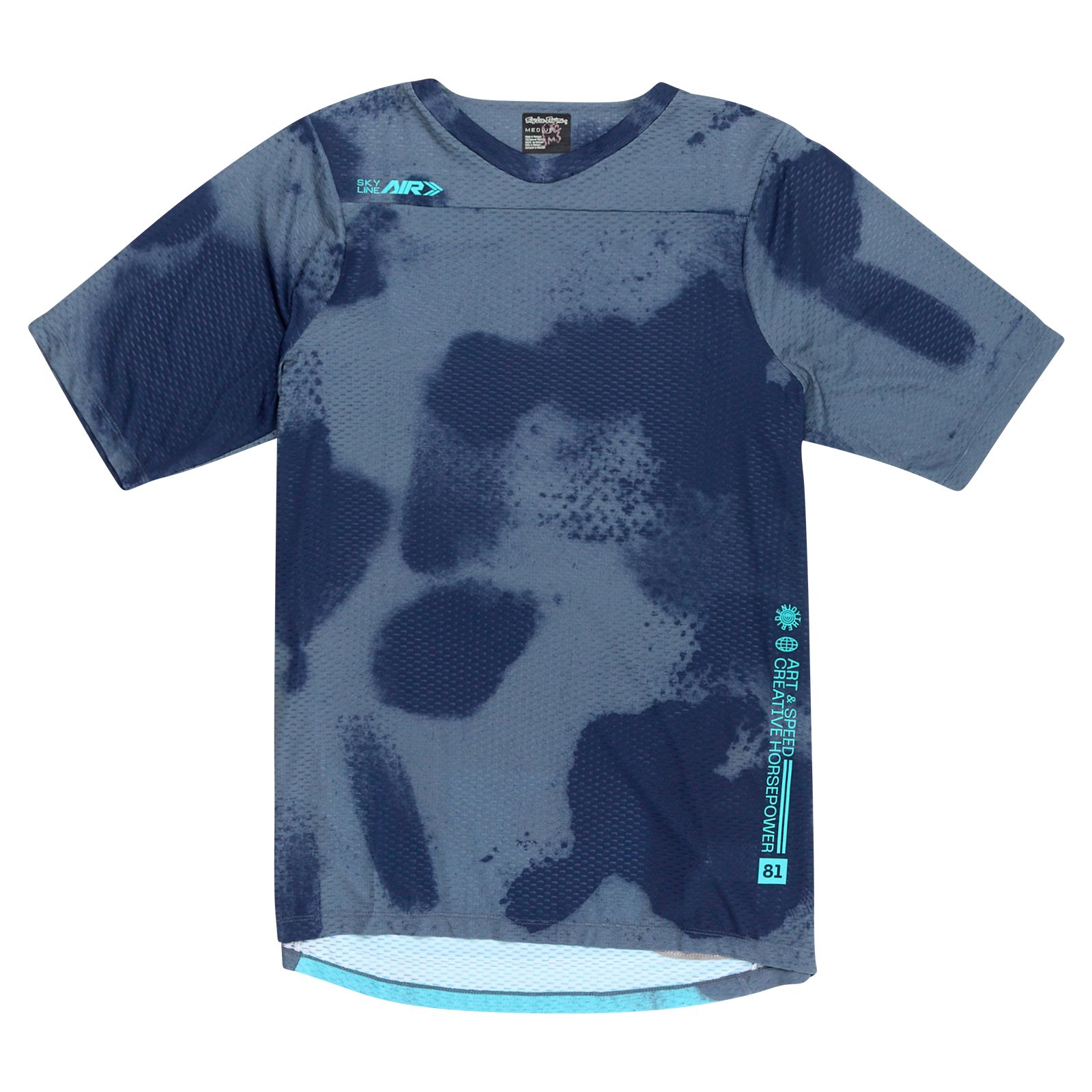 TROY LEE DESIGNS SKYLINE AIR SS JERSEY, FLARED, STEEL, M, M
