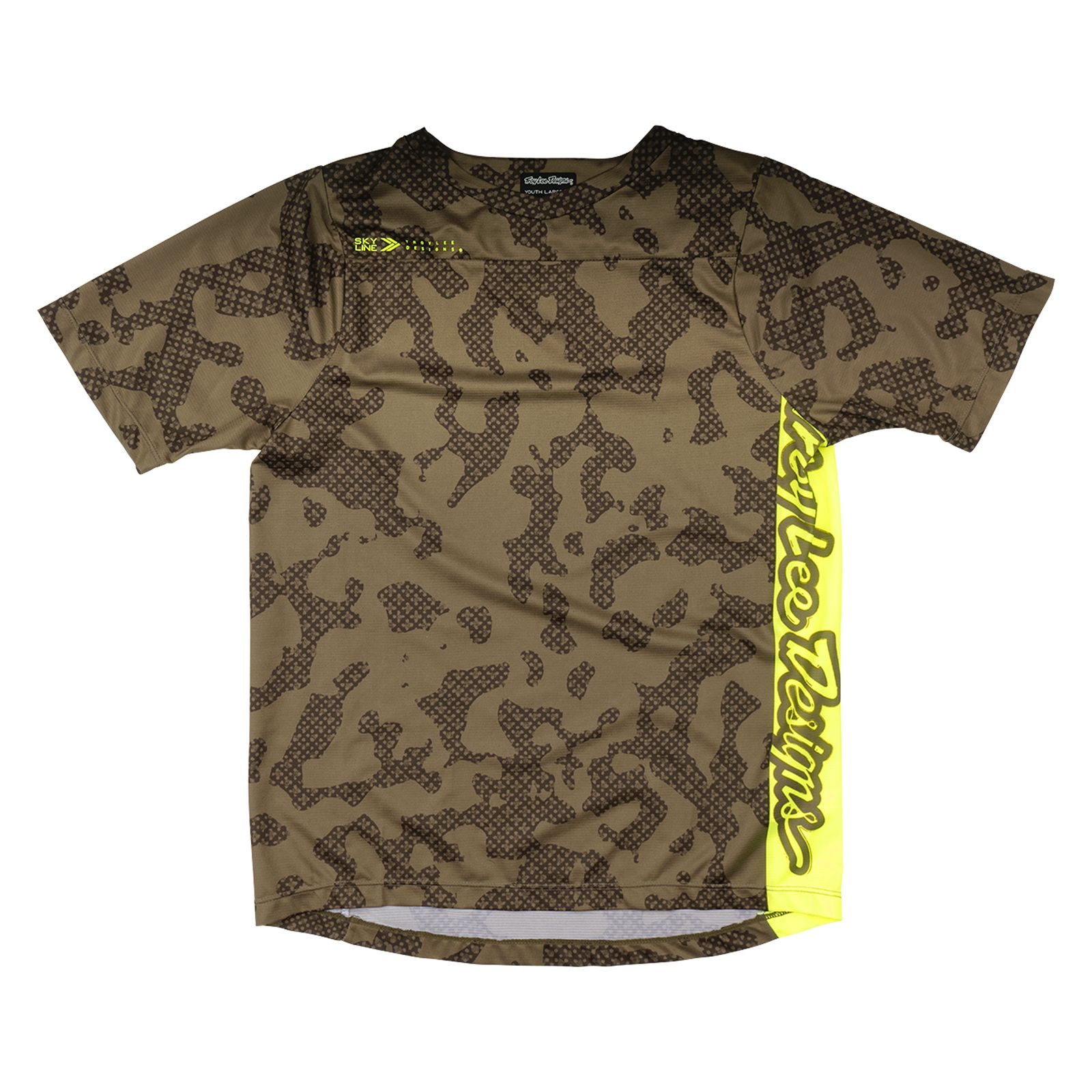 TROY LEE DESIGNS SKYLINE SS JERSEY, SCRUBLAND, OLIVE, YOUTH XS, KINDER, XS