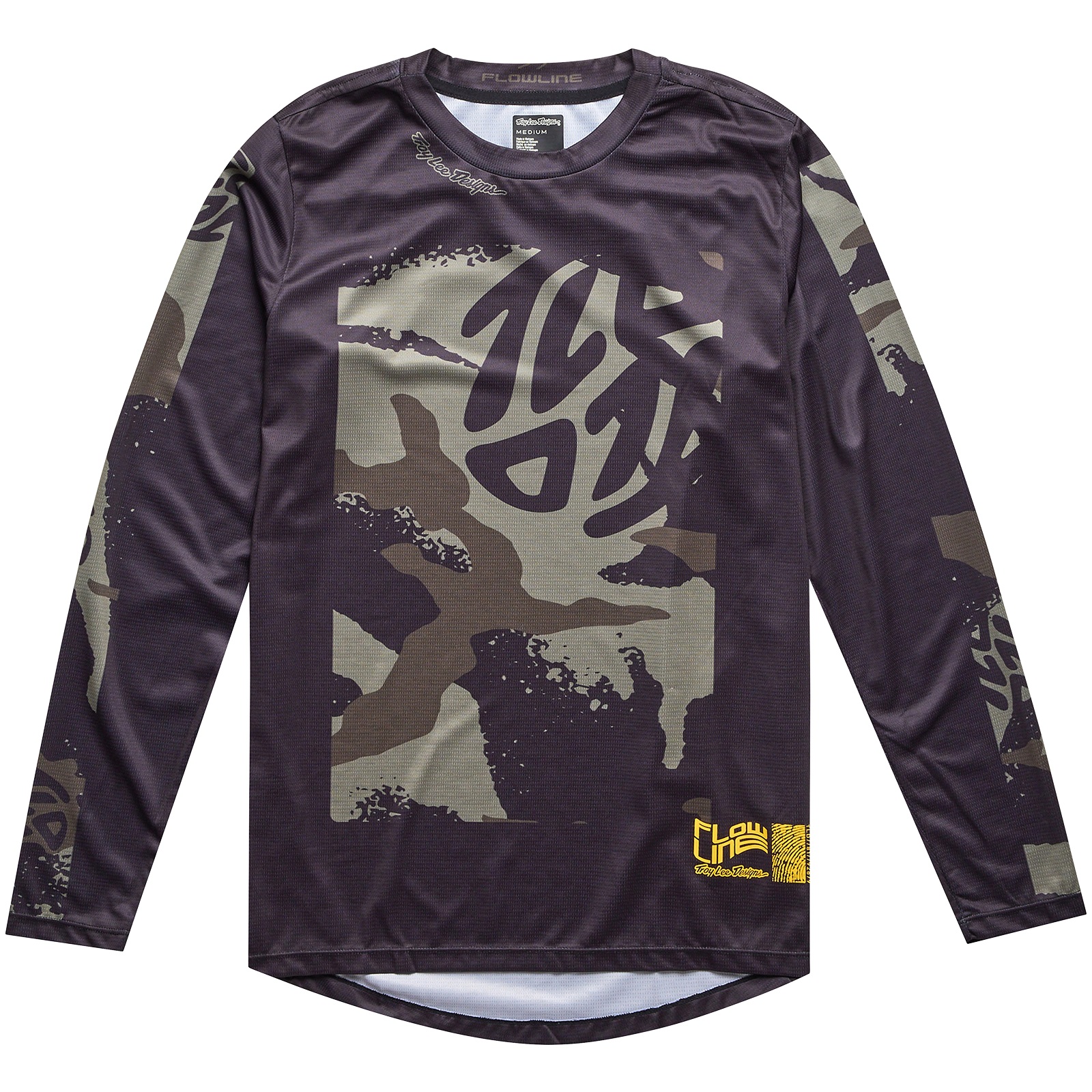 TROY LEE DESIGNS FLOWLINE LS JERSEY, CONFINED, BLACK, YOUTH S, KINDER, S