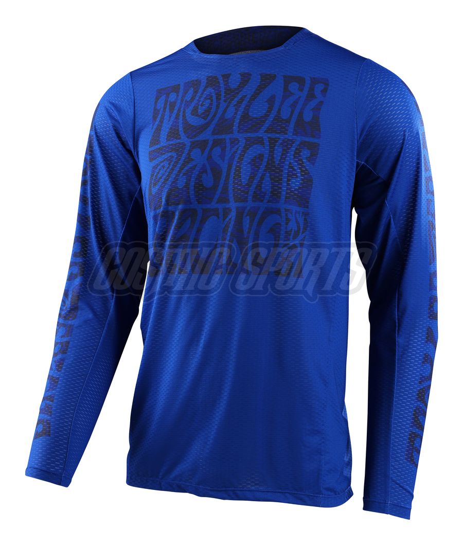 TROY LEE DESIGNS GP PRO AIR JERSEY, MANIC MONDAY, BLUE, S, S