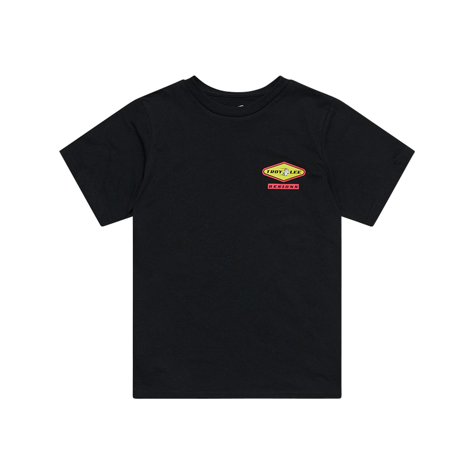 TROY LEE DESIGNS T-SHIRT, CARB, BLACK, YOUTH S, KINDER, S