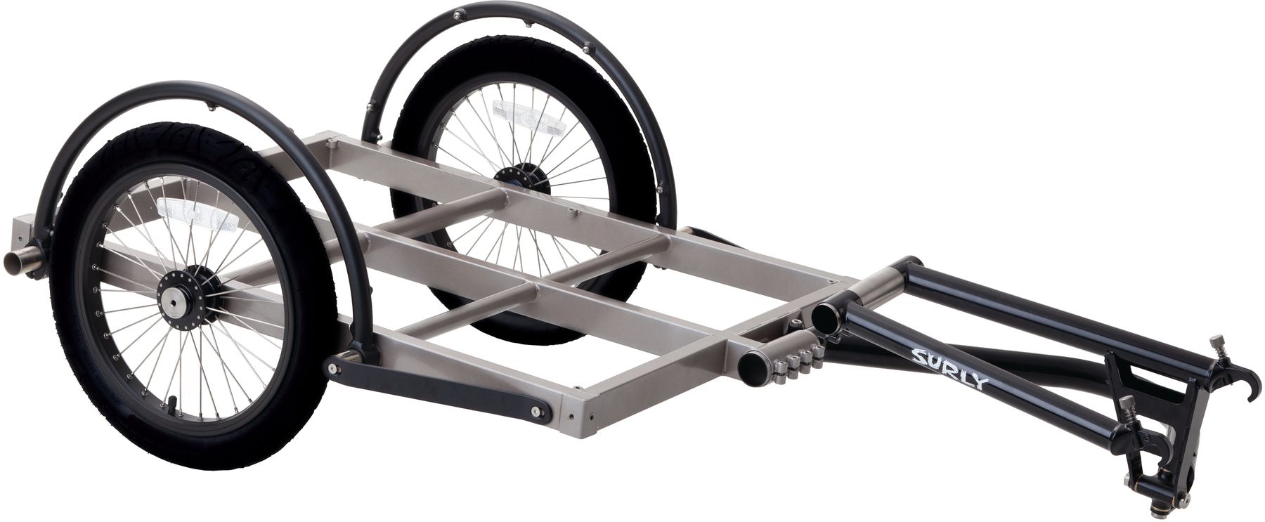 SURLY BILL TRAILER, SHORT, SILVER/BLACK