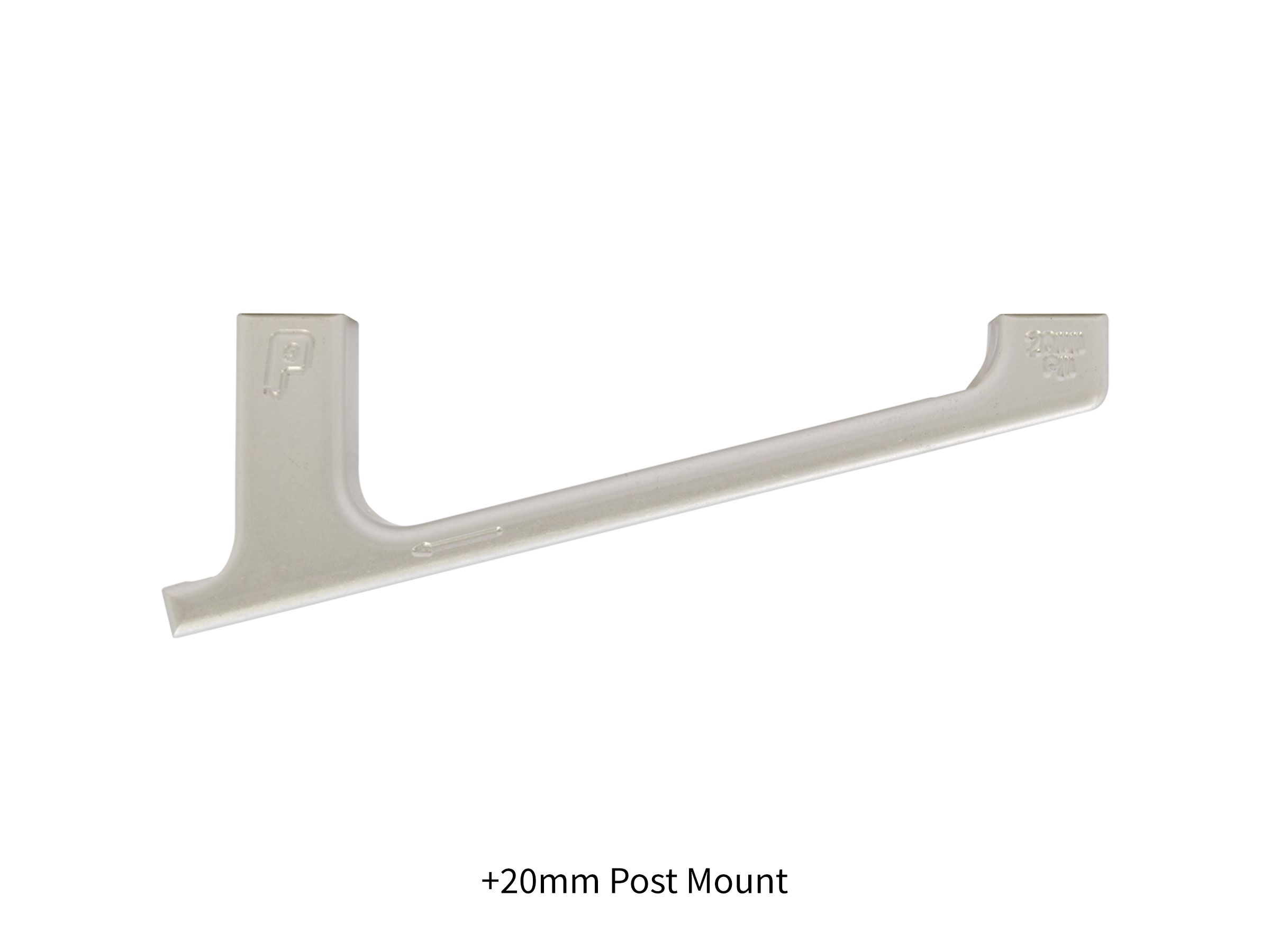 PAUL COMPONENT DISC BRAKE ADAPTER PM, 20MM, FRONT 180MM/ REAR 160MM, SILVER