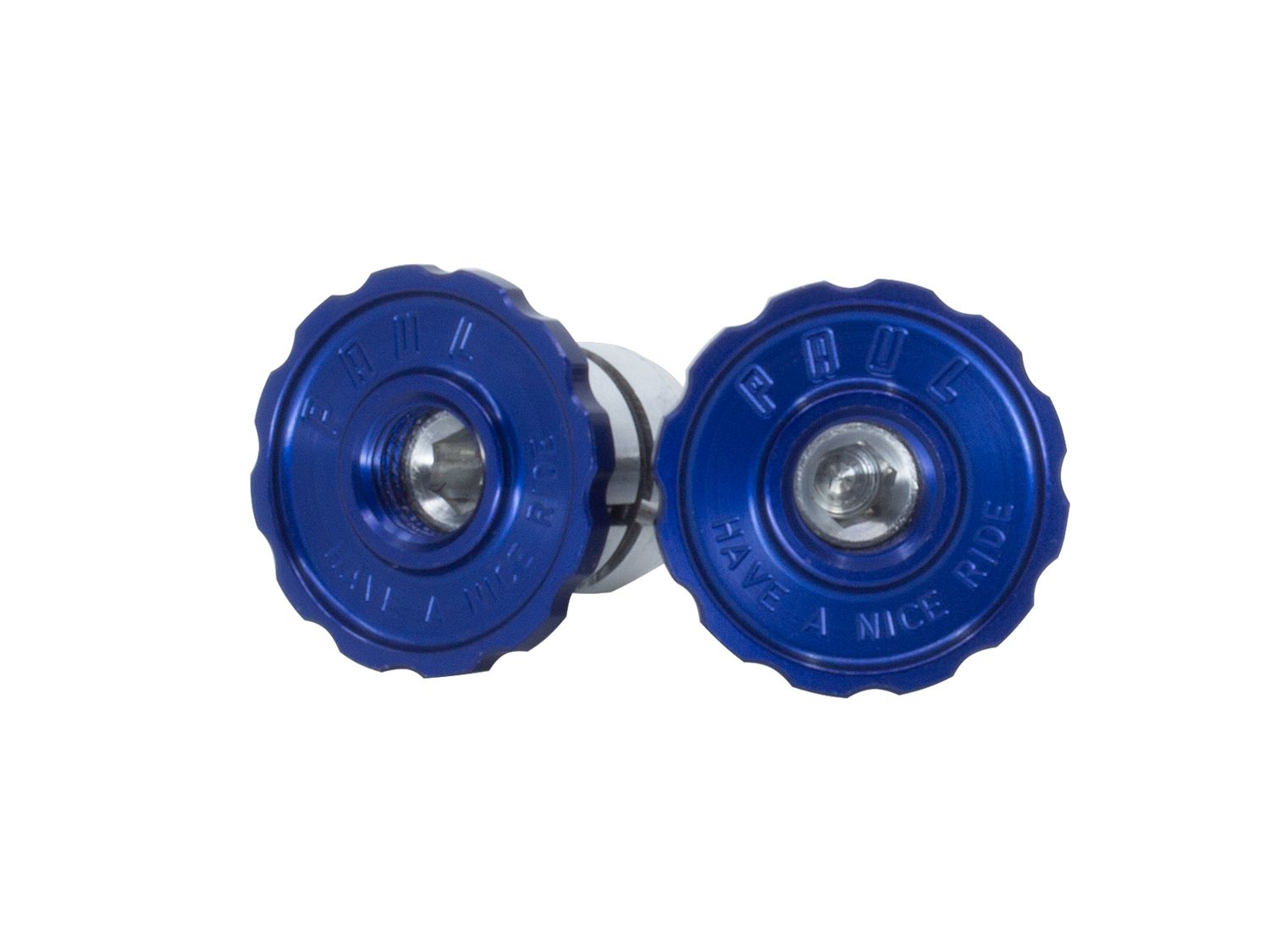 PAUL COMPONENT BËP BAR END PLUGS, BLUE