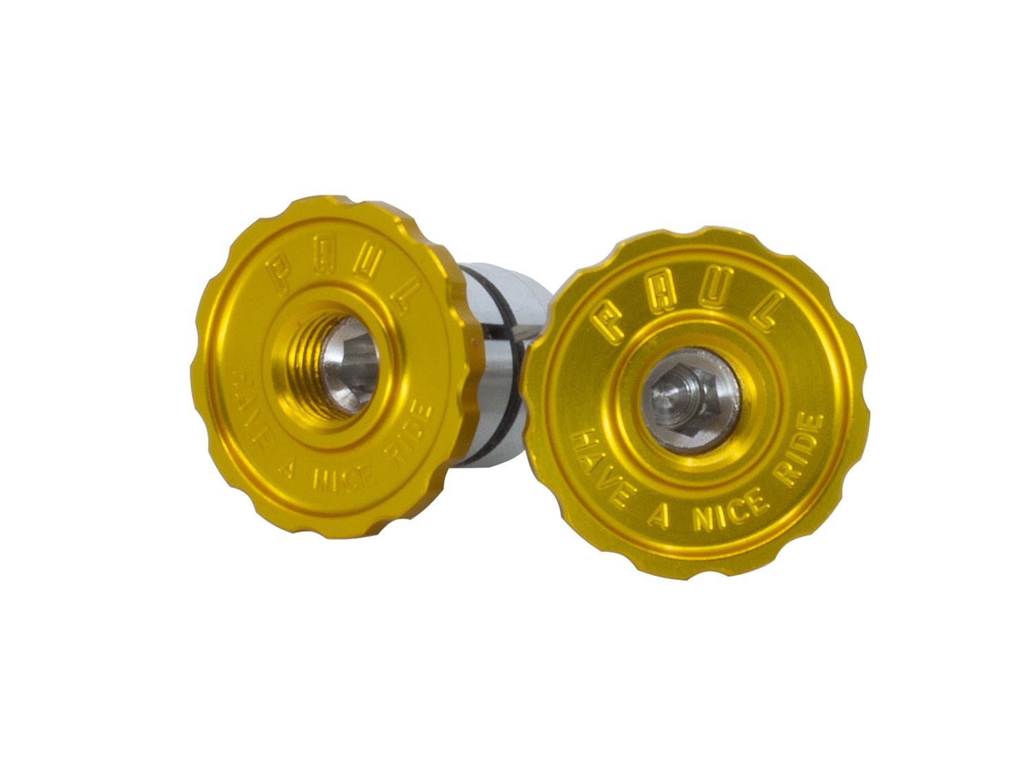 PAUL COMPONENT BËP BAR END PLUGS, GOLD