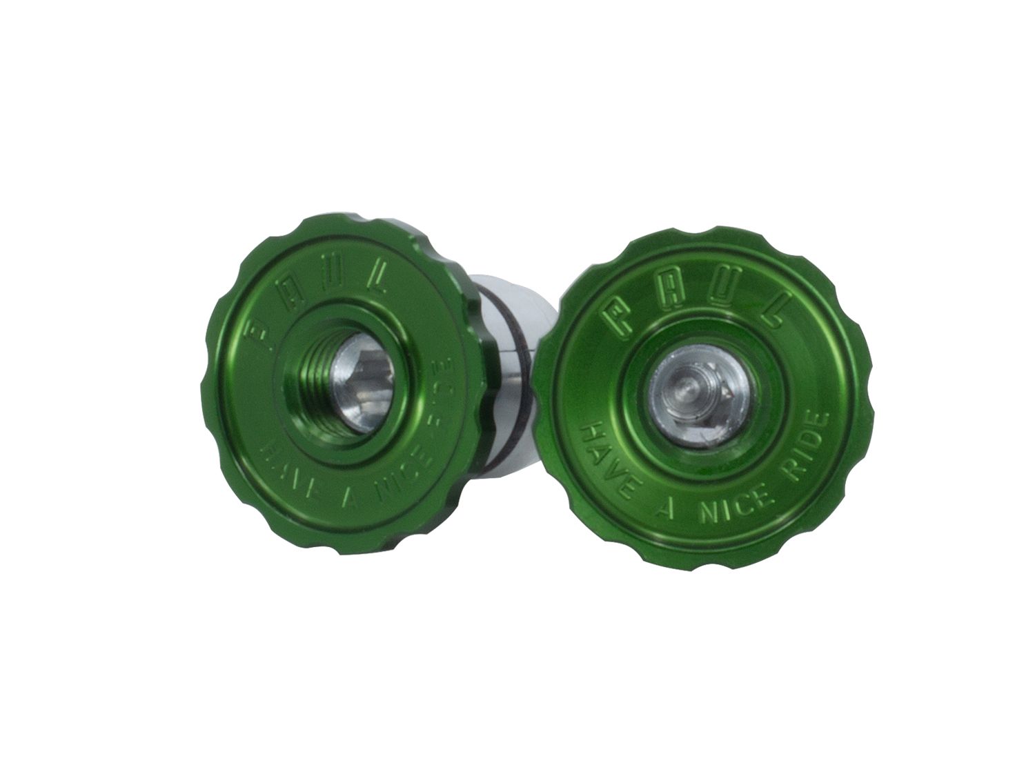 PAUL COMPONENT BËP BAR END PLUGS, GREEN PAUL COMPONENT BËP BAR END PLUGS, GREEN