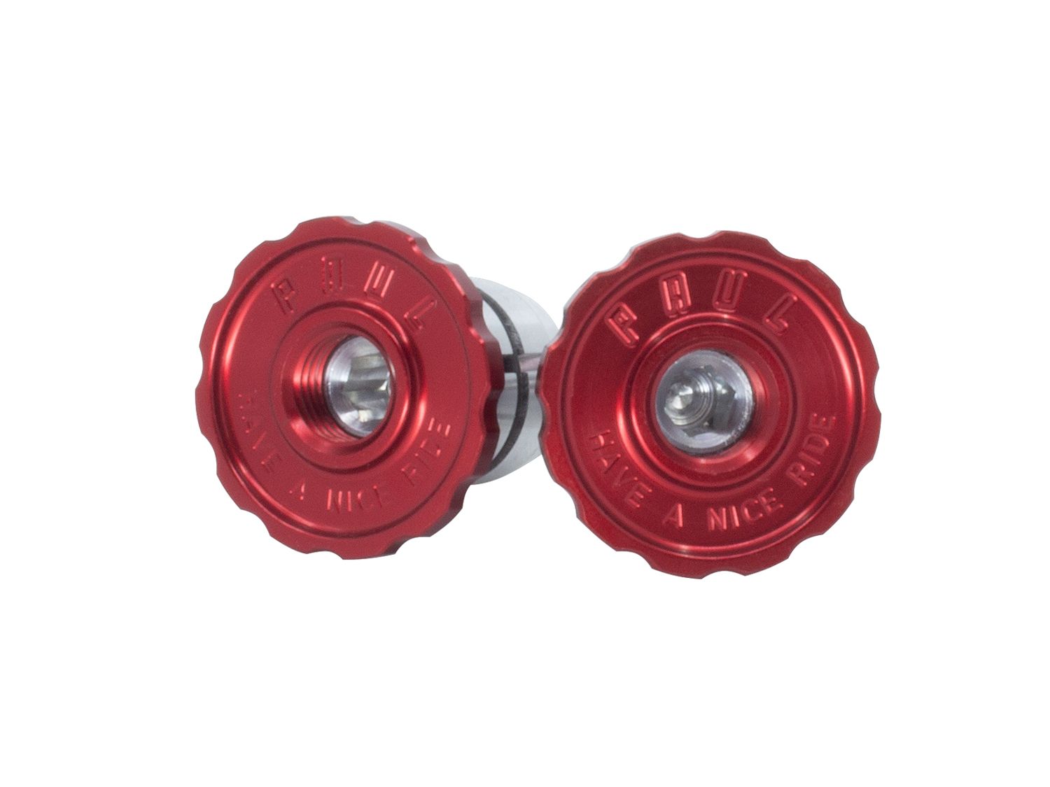 PAUL COMPONENT BËP BAR END PLUGS, RED PAUL COMPONENT BËP BAR END PLUGS, RED