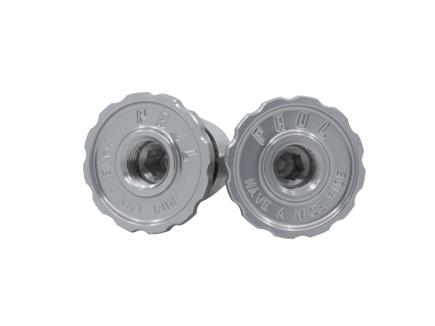 PAUL COMPONENT BËP BAR END PLUGS, SILVER