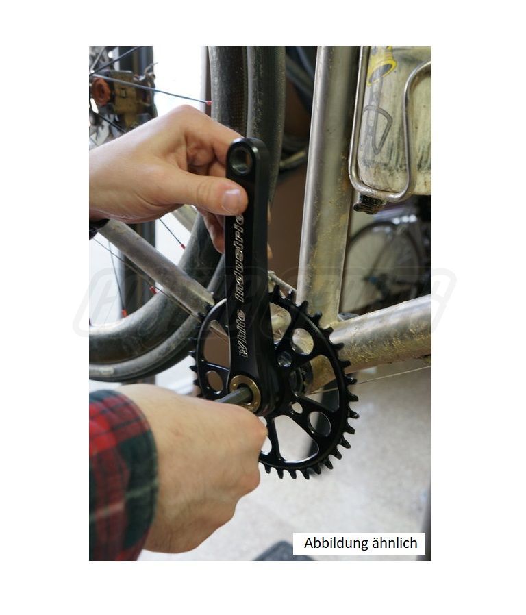 WHITE INDUSTRIES MR30 CRANK SPINDLE 100MM, M30 FATBIKE