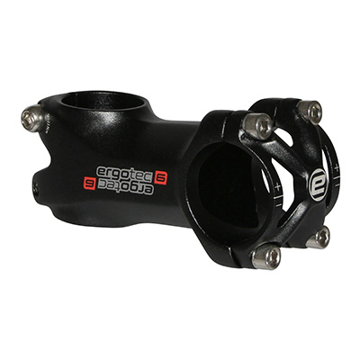 POTENCE VTT ERGOTEC PIRANHA ALU NOIR 31.8 L 70MM +--6°POUR FOURCHE 1"1-8 (HOMOLOGUE NIVEAU 6) POTENCE VTT ERGOTEC PIRANHA ALU NOIR 31.8 L 70MM +--6°POUR FOURCHE 1"1-8 (HOMOLOGUE NIVEAU 6)