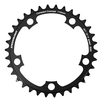 PLATEAU ROUTE 5BRA D.110 STRONGLIGHT DURAL 34DTS INTERIEUR NOIR TYPE SHIMANO 8-9V. PLATEAU ROUTE 5BRA D.110 STRONGLIGHT DURAL 34DTS INTERIEUR NOIR TYPE SHIMANO 8-9V.