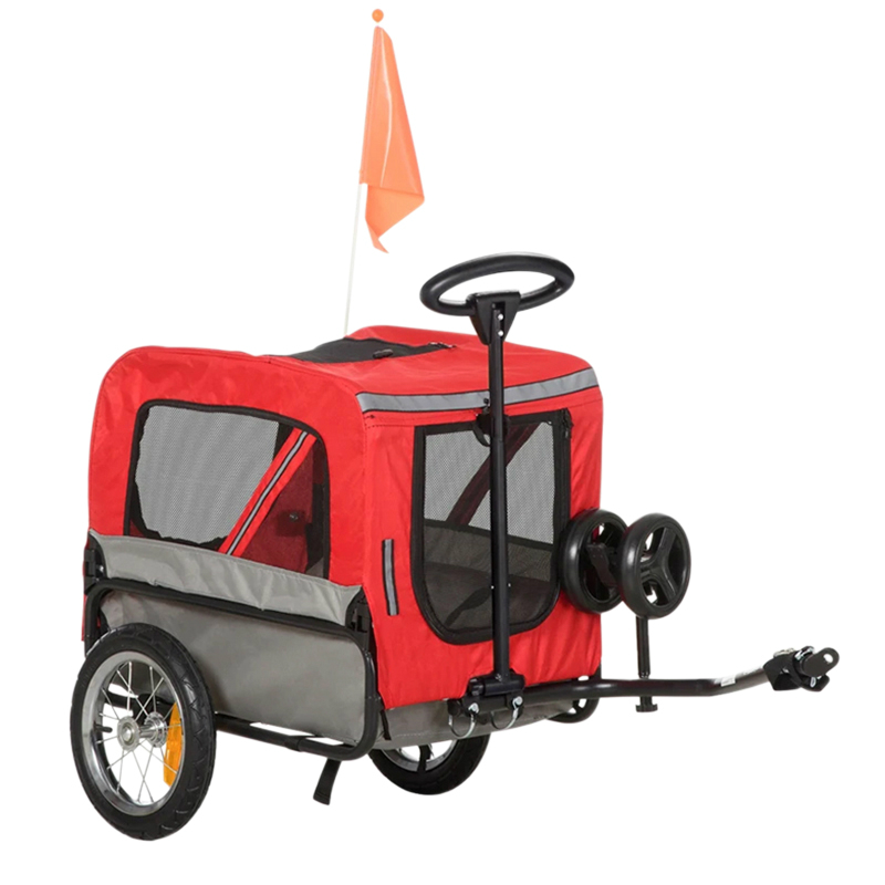 REMORQUE VELO UTILITAIRE MAXI 30KG COLORI ROUGE AVEC ROUES 12" FIXATION AXE DE ROUE ARRIERE - POUR TRANSPORT BAGAGE - 2 OUVERTURES (AVANT+ARRIèRE) + BRAS (L 63CM X L 42CM X H 47CM) REMORQUE VELO UTILITAIRE MAXI 30KG COLORI ROUGE AVEC ROUES 12" FIXATION AXE DE ROUE ARRIERE - POUR TRANSPORT BAGAGE - 2 OUVERTURES (AVANT+ARRIèRE) + BRAS (L 63CM X L 42CM X H 47CM)