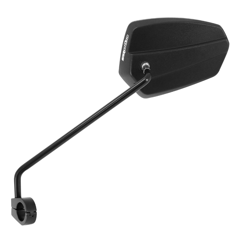 RETROVISEUR VELO GAUCHE ERGOTEC M-77 L PLASTIQUE-ACIER NOIR (MIROIR 120 X 80 X 55 MM) RETROVISEUR VELO GAUCHE ERGOTEC M-77 L PLASTIQUE-ACIER NOIR (MIROIR 120 X 80 X 55 MM)
