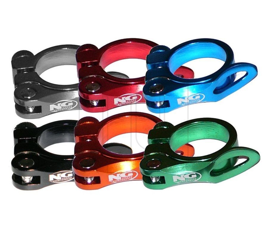NG SPORTS QR LIGHT SADDLE CLAMP, 31.8MM