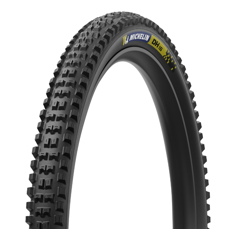 PNEU VTT GRAVITY 29 X 2.40 MICHELIN DH16 NOIR STICKERS BLEU-JAUNE TUBELESS READY RACING LINE TS (61-622) PNEU VTT GRAVITY 29 X 2.40 MICHELIN DH16 NOIR STICKERS BLEU-JAUNE TUBELESS READY RACING LINE TS (61-622)