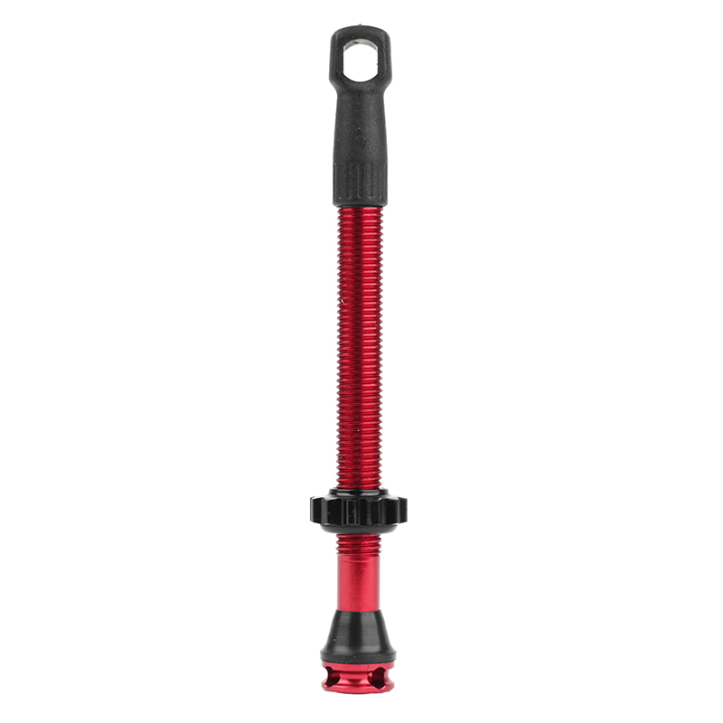 VALVE DE PNEU TUBELESS PRESTA NEWTON COLORI ROUGE 60MM 4 TROUS POUR DIFFUSION PREVENTIF (VENDU A L'UNITE) - LIVRE AVEC DEMONTE OBUS