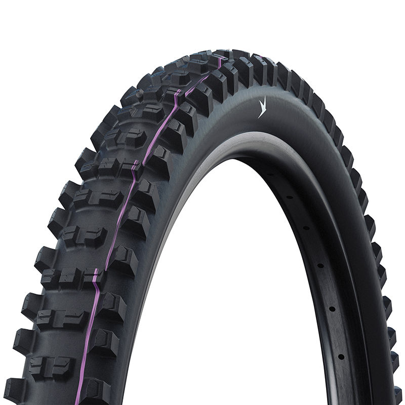 PNEU VTT - VAE 27.5 X 2.50 SCHWALBE SHREDDA REAR RADIAL GRAVITY NOIR TS (64-584) TUBELESS READY HOMOLOGUE VAE E50