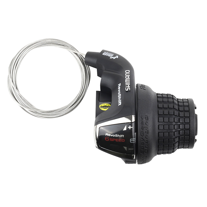 MANETTE VTT SHIMANO REVOSHIFT 6V. RS35 DROITE - POIGNEE TOURNANTE (MONTAGE ATELIER) MANETTE VTT SHIMANO REVOSHIFT 6V. RS35 DROITE - POIGNEE TOURNANTE (MONTAGE ATELIER)
