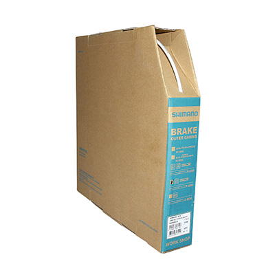 GAINE DE FREIN SHIMANO SLR BLANC 5MM (ROULEAU DE 40M) GAINE DE FREIN SHIMANO SLR BLANC 5MM (ROULEAU DE 40M)