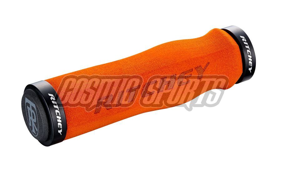 RITCHEY WCS ERGO TRUEGRIP LOCK-ON GRIP, 129/33MM, ORANGE