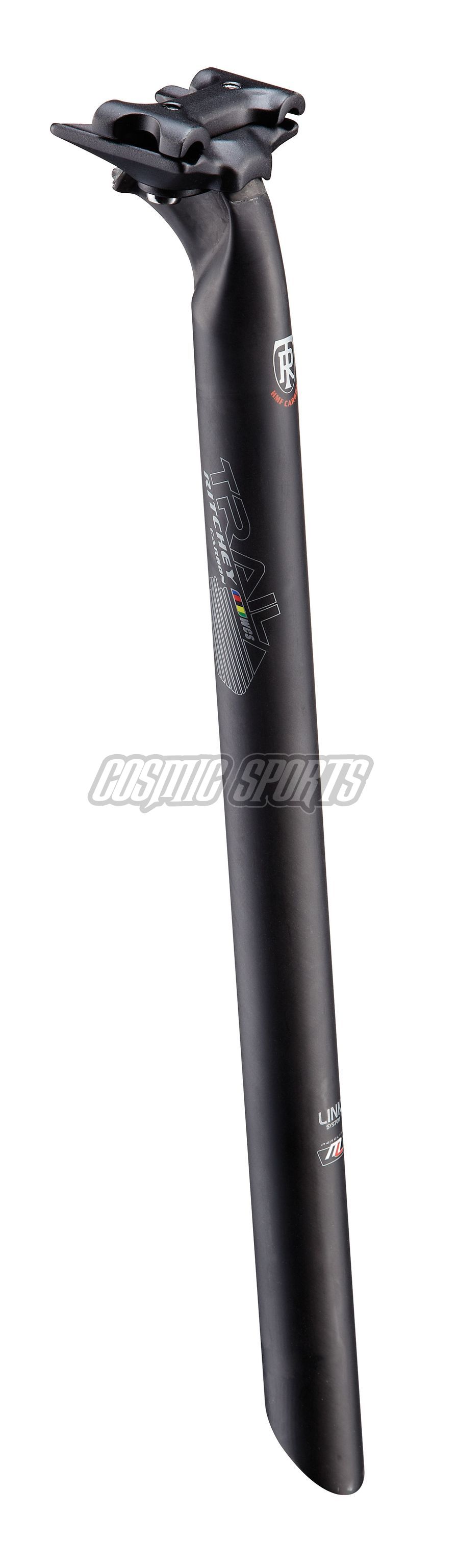 RITCHEY WCS TRAIL 2-BOLT SEATPOST, 0MM, 400MM, 7X7/8X8.5/7X9/7X9.6MM RAILS, BLATTE, 30.9