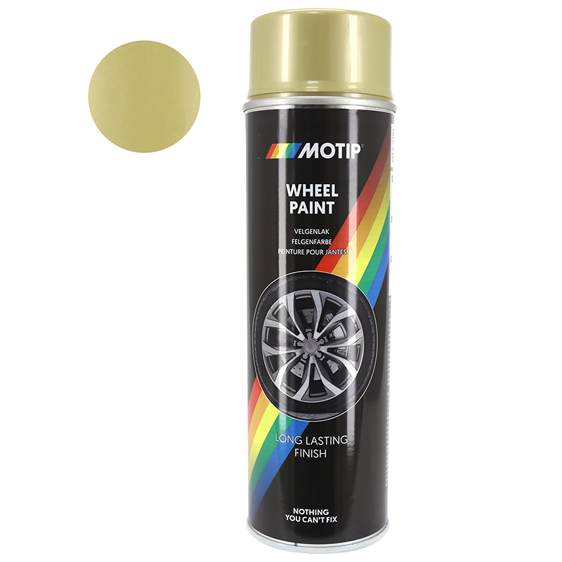 BOMBE DE PEINTURE MOTIP PRO ACRYLIQUE JANTES OR AEROSOL 500 ML (04008) BOMBE DE PEINTURE MOTIP PRO ACRYLIQUE JANTES OR AEROSOL 500 ML (04008)