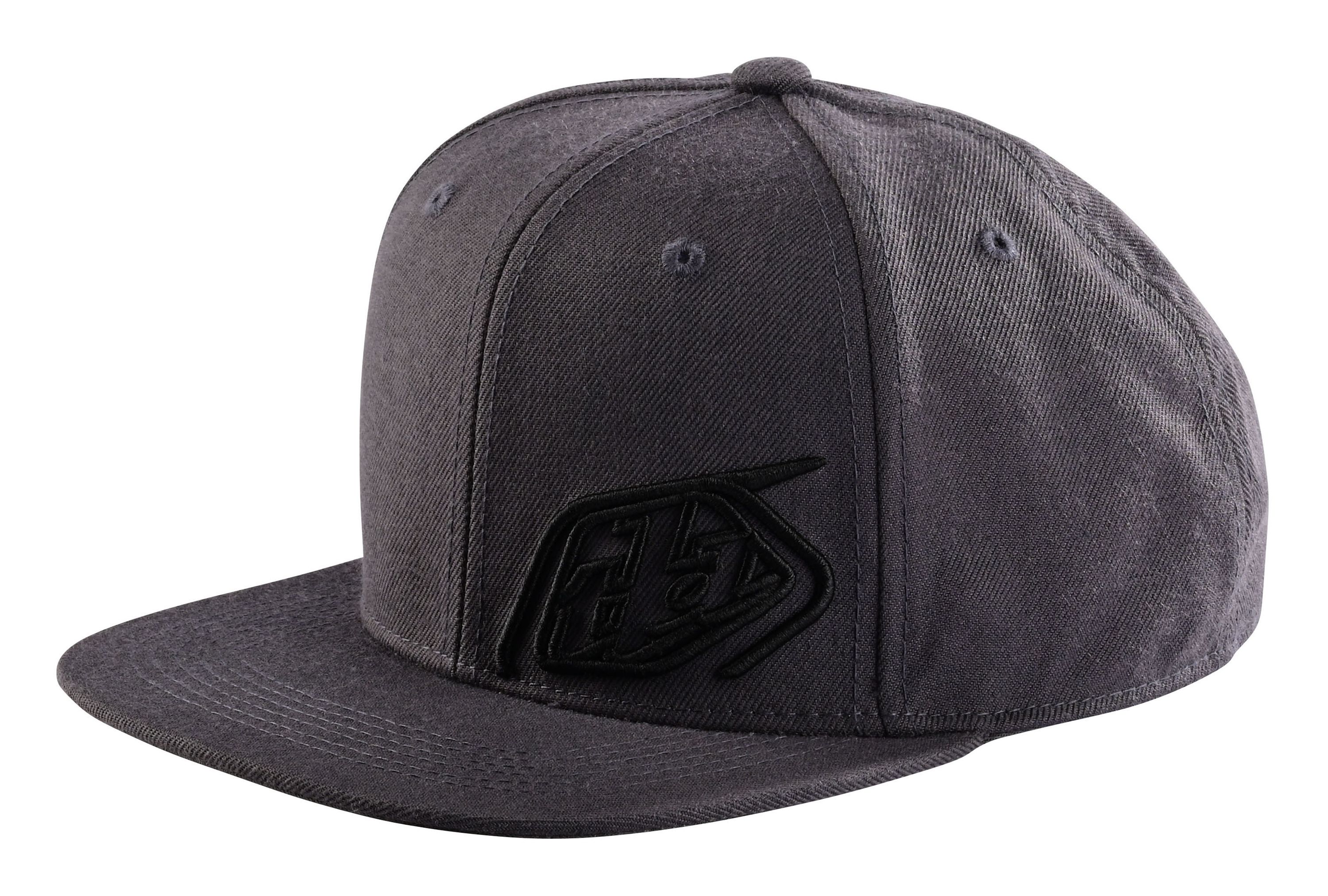 TROY LEE DESIGNS SNAPBACK CAP, SLICE, DARK GRAY/CHARCOAL, ONE SIZE, ONE SIZE