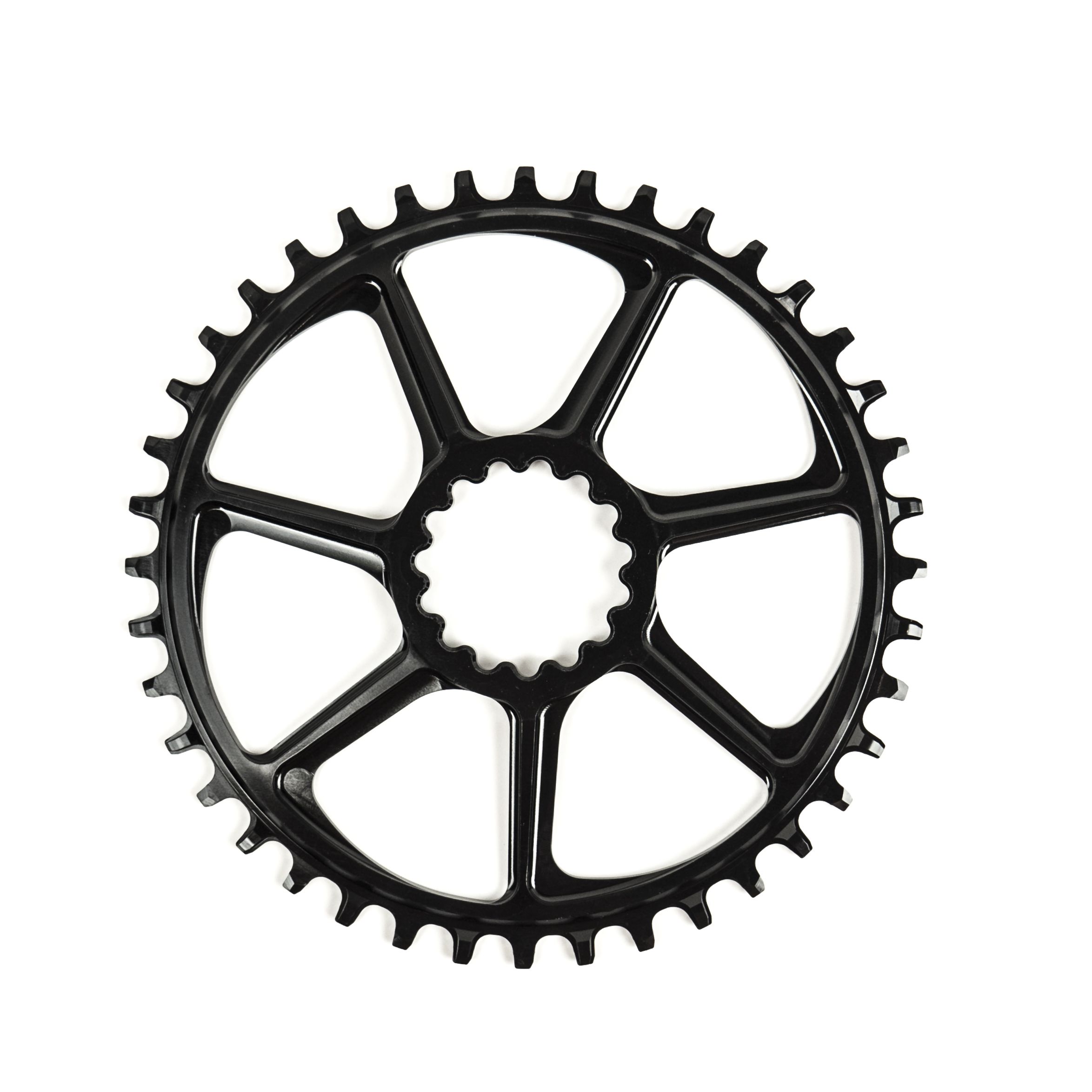 E*THIRTEEN ULTRALIGHT GUIDERING BOOST 5MM OFFSET, 38T., BLACK E*THIRTEEN ULTRALIGHT GUIDERING BOOST 5MM OFFSET, 38T., BLACK