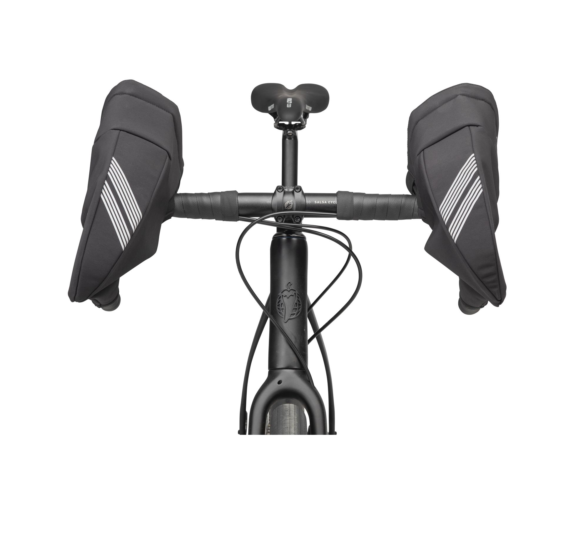 45NRTH DRAUGENKLAW DROP BAR POGIES, BLACK, ONE SIZE