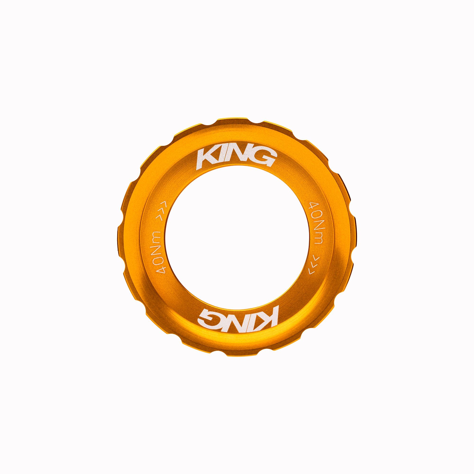 CHRIS KING CENTERLOCK LOCKRING, EXTERNAL SPLINE, GOLD