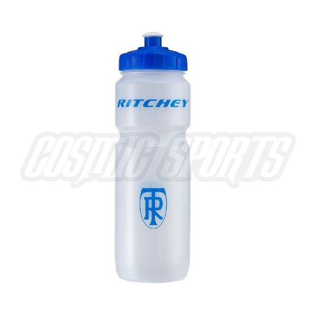 RITCHEY WATER BOTTLE TRANSPARENT/BLUE, 0,5L