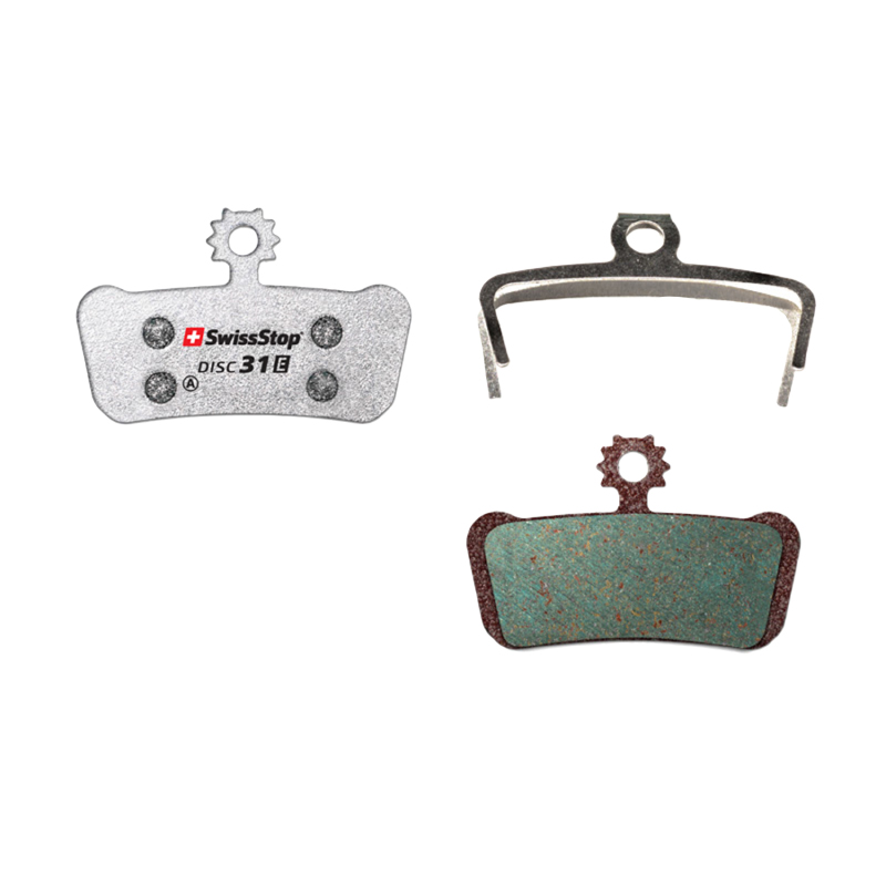PLAQUETTE DE FREIN VTT AVID XO TRAIL, ELIXIR 9 ET ELIXIR 7 TRAIL, SRAM G2 ULTIMATE ET RSC, GUIDE ULTIMATE, RSC, RS, R, T (SWISSSTOP ORGANIC - DISC 31E)(PAIRE SUR CARTE) - COMPATIBLE VAE PLAQUETTE DE FREIN VTT AVID XO TRAIL, ELIXIR 9 ET ELIXIR 7 TRAIL, SRAM G2 ULTIMATE ET RSC, GUIDE ULTIMATE, RSC, RS, R, T (SWISSSTOP ORGANIC - DISC 31E)(PAIRE SUR CARTE) - COMPATIBLE VAE