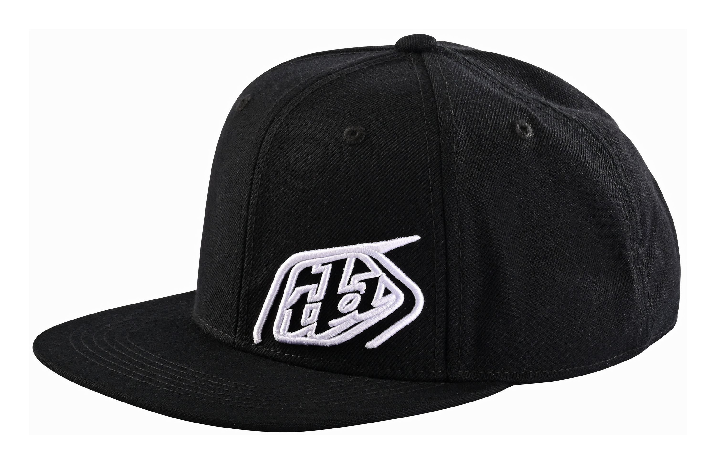 TROY LEE DESIGNS SNAPBACK CAP, SLICE, BLACK/WHITE, ONE SIZE, ONE SIZE