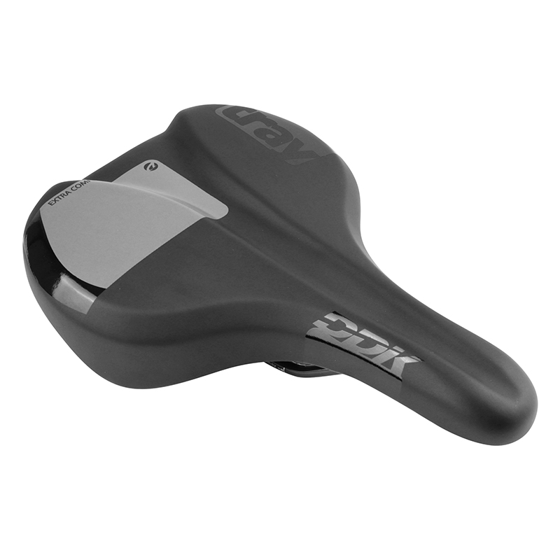 SELLE NEWTON CITY TRAY CONFORT MODERATE NOIR 260X195MM RAIL ACIER NOIR (FORME PLATE)