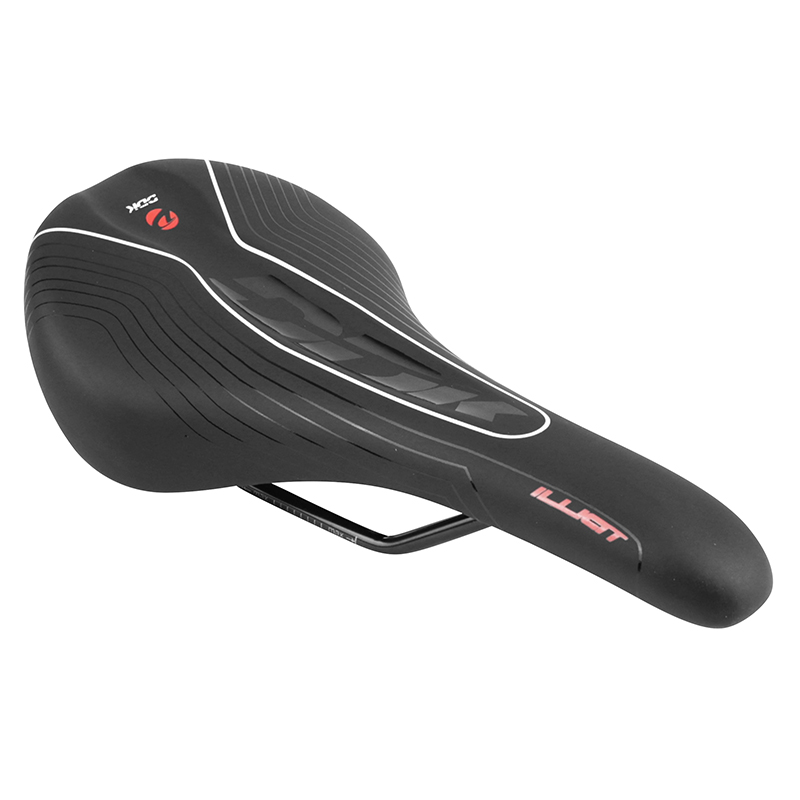 SELLE NEWTON ROUTE-VTT ILLICTT NOIR LISERET BLANC 275X145MM RAIL ACIER NOIR SELLE NEWTON ROUTE-VTT ILLICTT NOIR LISERET BLANC 275X145MM RAIL ACIER NOIR