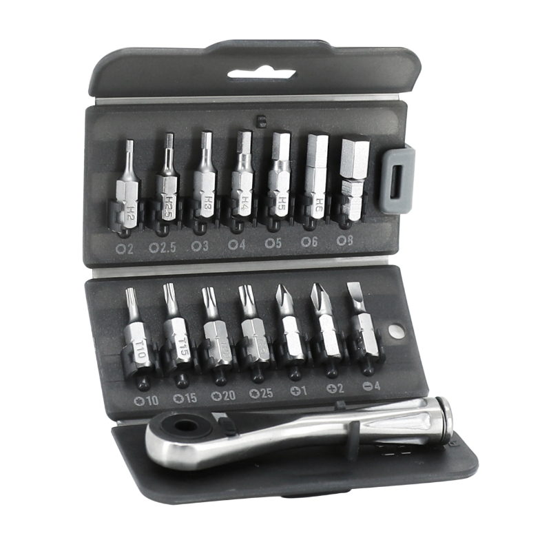 OUTIL CLE ALLEN TOOLKIT CLE CLIQUET ACIER INOX AVEC EMBOUTS CHC 2-2.5-3-4-5-6-8 TORX T10-T15-T20-T25 ET 3 TOURNEVIS (JEU DE 14 PIECES) OUTIL CLE ALLEN TOOLKIT CLE CLIQUET ACIER INOX AVEC EMBOUTS CHC 2-2.5-3-4-5-6-8 TORX T10-T15-T20-T25 ET 3 TOURNEVIS (JEU DE 14 PIECES)
