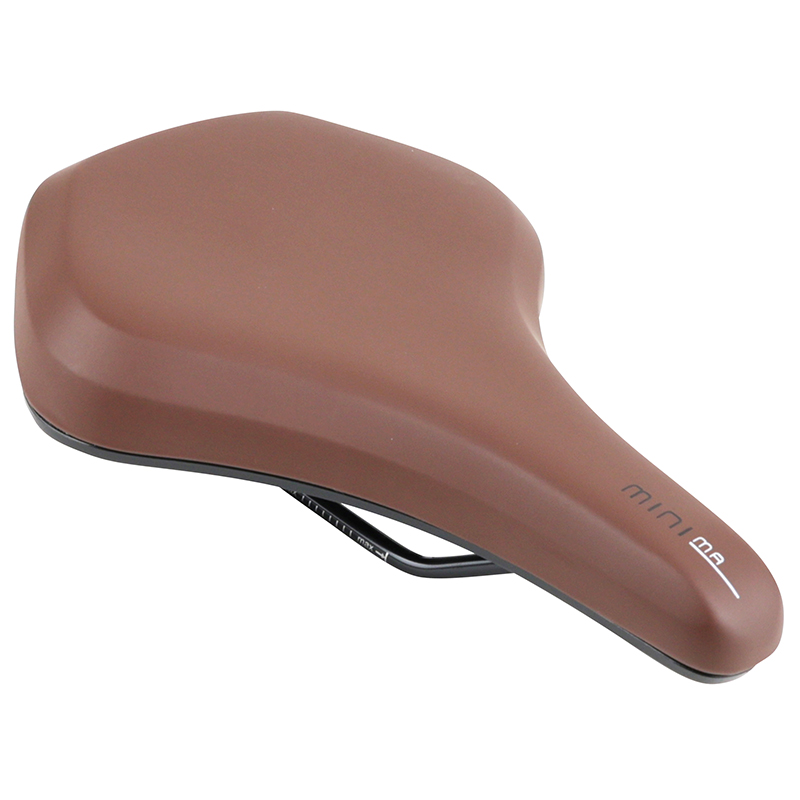 SELLE NEWTON CITY ROY MINIMA MARRON CLAIR 262X190MM RAIL ACIER SELLE NEWTON CITY ROY MINIMA MARRON CLAIR 262X190MM RAIL ACIER