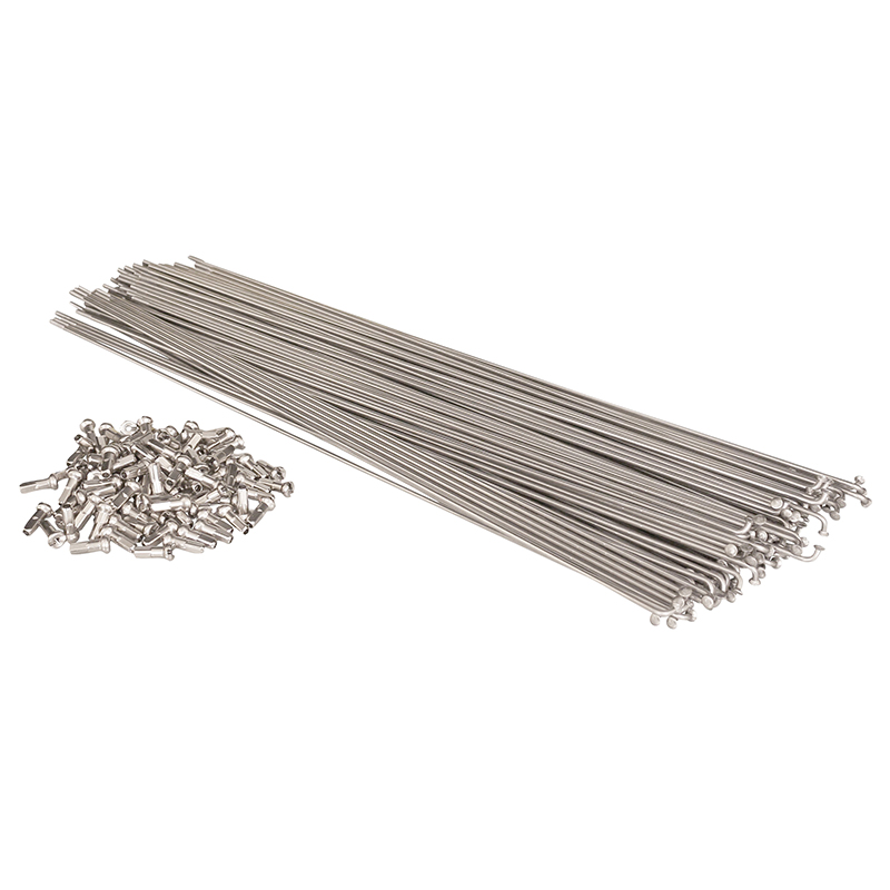 RAYON E-BIKE INOX ARGENT 2.3MM L 160MM TETE COUDEE (BOITE DE 100)