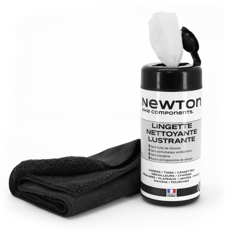 LINGETTE MULTIFONCTION NEWTON VELO (POT DE 32 LINGETTES) - LIVREE AVEC CHIFFON MICROFIBRE LINGETTE MULTIFONCTION NEWTON VELO (POT DE 32 LINGETTES) - LIVREE AVEC CHIFFON MICROFIBRE