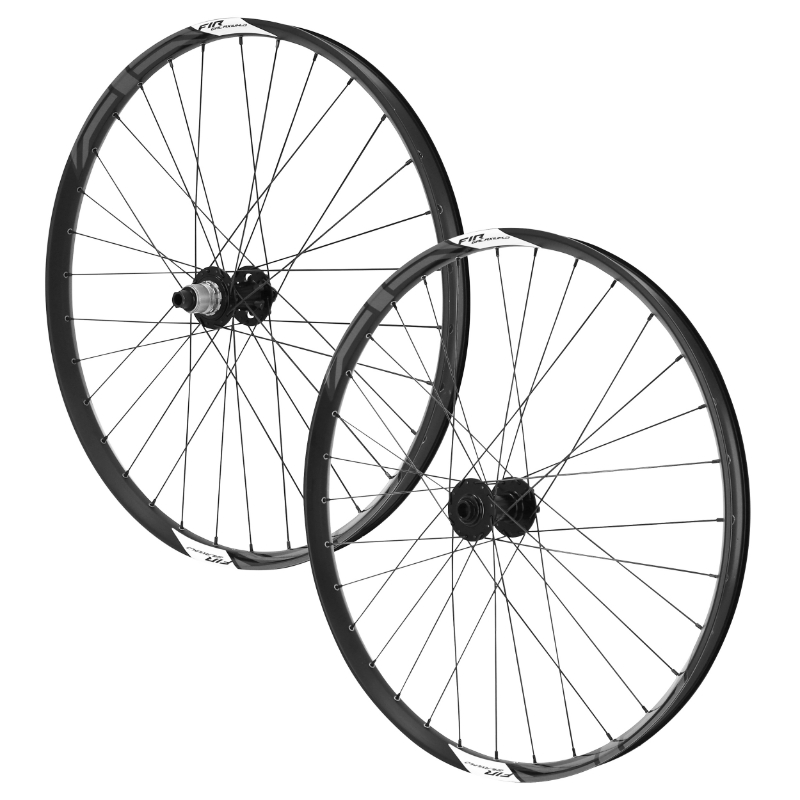 ROUES VTT DISQUE 27.5" FIR GALAXIUM E.BIKE DISQUE 6 TROUS NOIR CASSETTE SRAM XD 12V AXE TRAVERSANT 15-110 ET 12-148 HAUTEUR-PROFIL 21 MM (PAIRE) - TUBELESS READY VAE