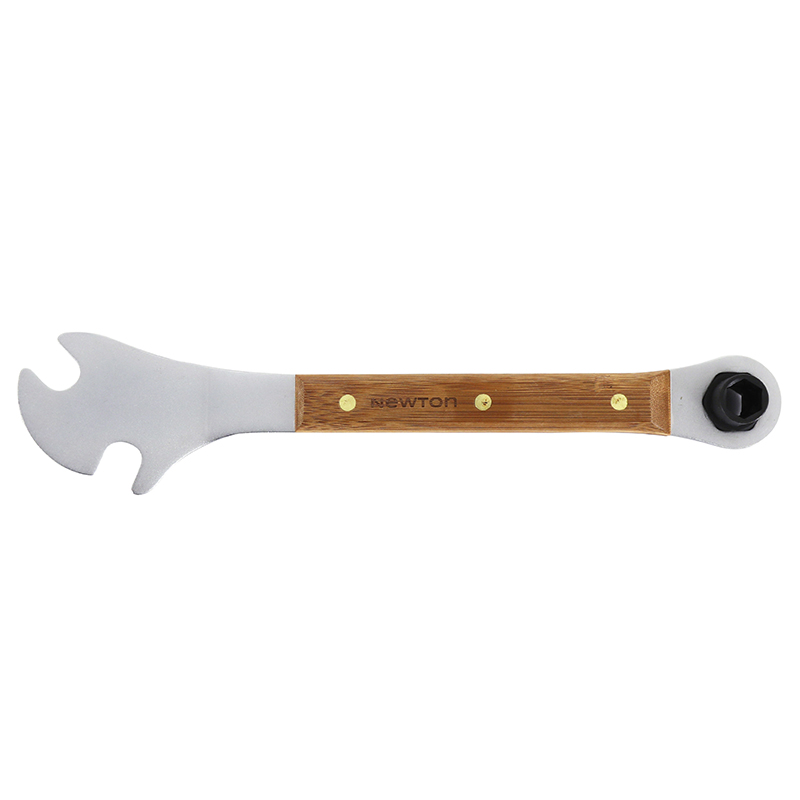 OUTIL CLE A PEDALE WOOD 15MM + DOUILLE 14 & 15 MM MANCHE BOIS NEWTON OUTIL CLE A PEDALE WOOD 15MM + DOUILLE 14 & 15 MM MANCHE BOIS NEWTON