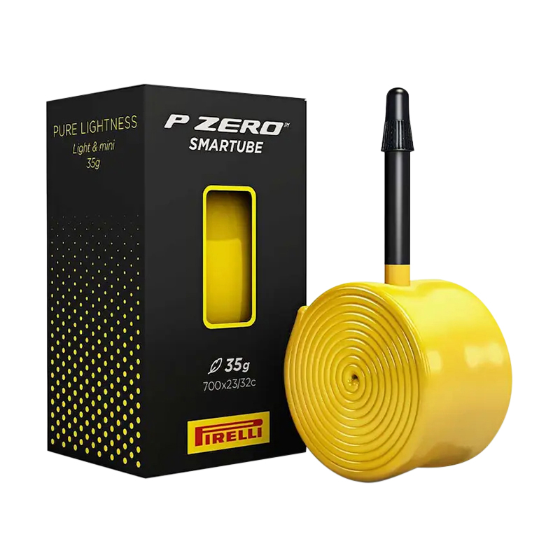 CHAMBRE A AIR VELO 700 X 23-32 PIRELLI P ZERO SMARTUBE TPU VALVE PRESTA JAUNE - NOIR 80 MM CHAMBRE A AIR VELO 700 X 23-32 PIRELLI P ZERO SMARTUBE TPU VALVE PRESTA JAUNE - NOIR 80 MM